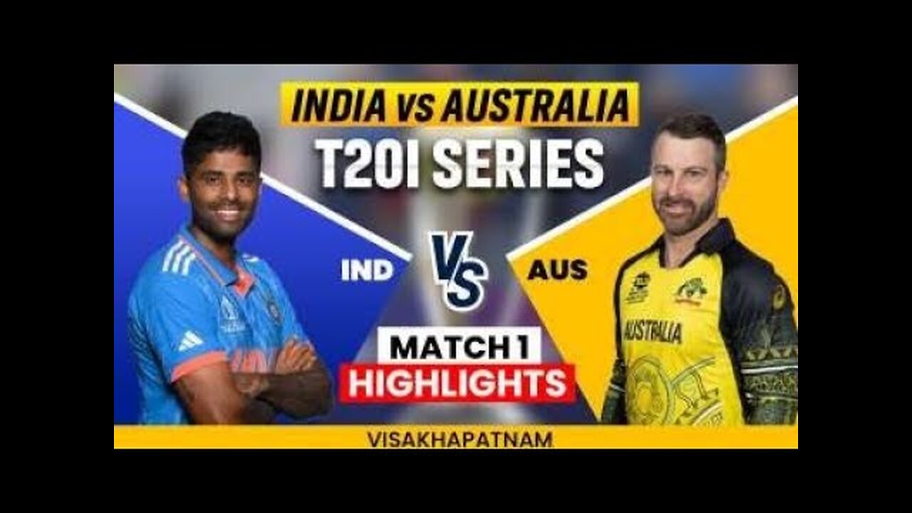 India vs Australia 1st T20 Game 2k23