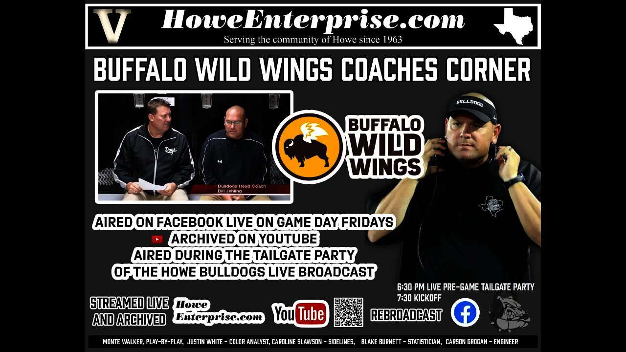 Howe Bulldogs Coaches Corner, 10/1/2021