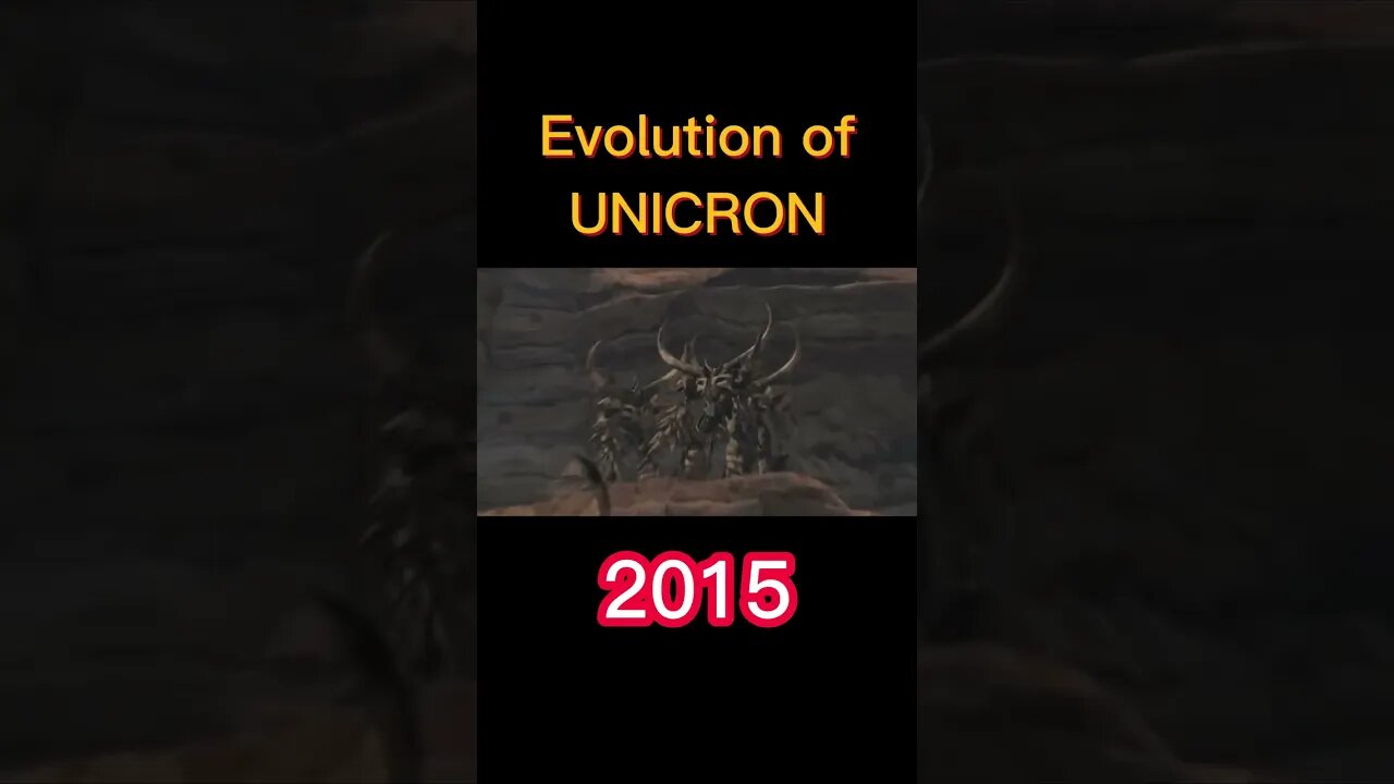 evolution of unicron (1986 - 2023)