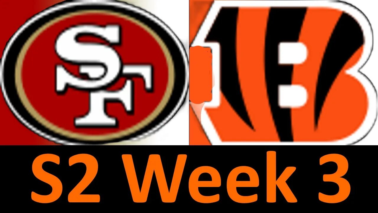 Madden Nfl 23 49ers Vs Bengals Simulation Franchise S2 W3