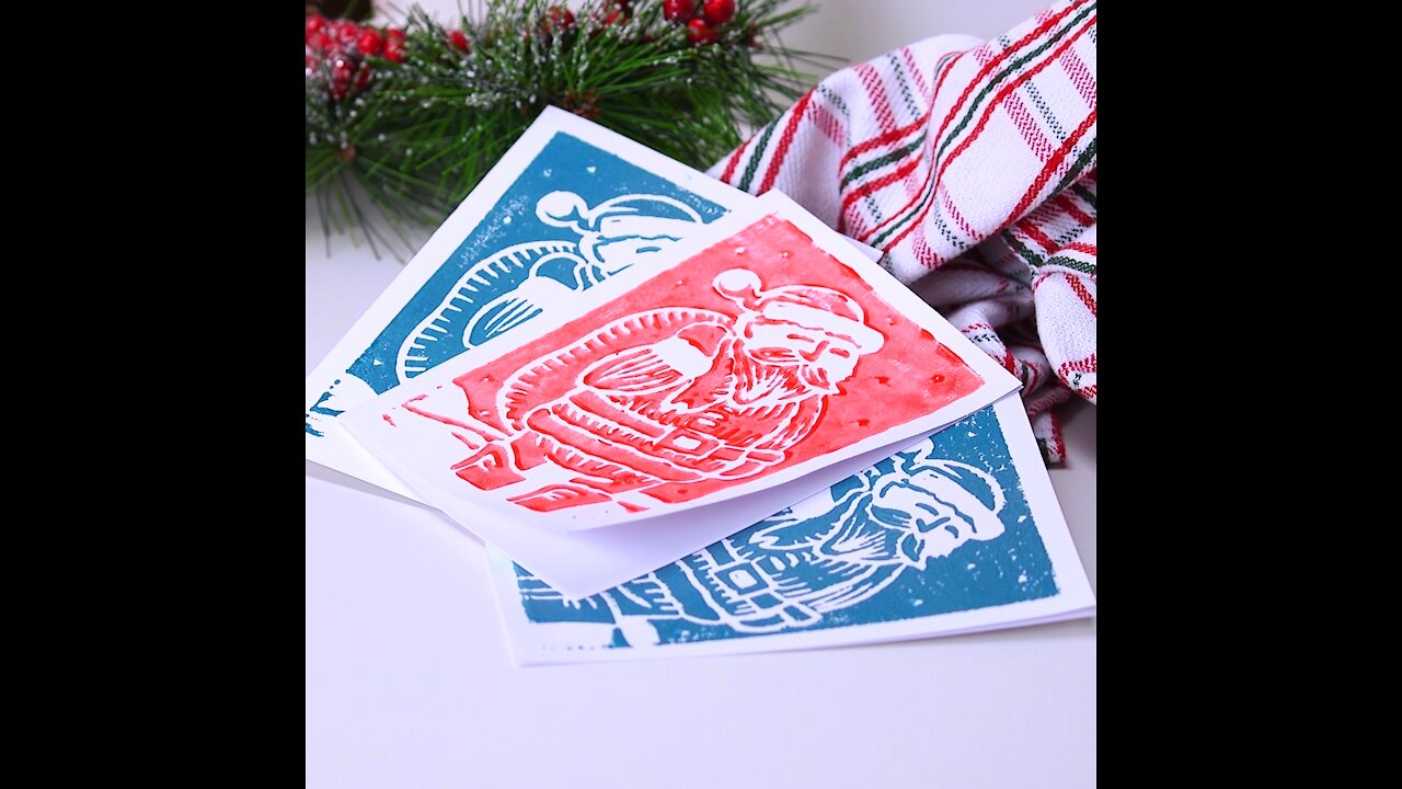 Linocut Christmas Card [GMG Originals]