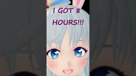 I GOT 8 HOURS 🙃 #shorts #vtuber #bunny #memes #envtuberclip #envtuberclip