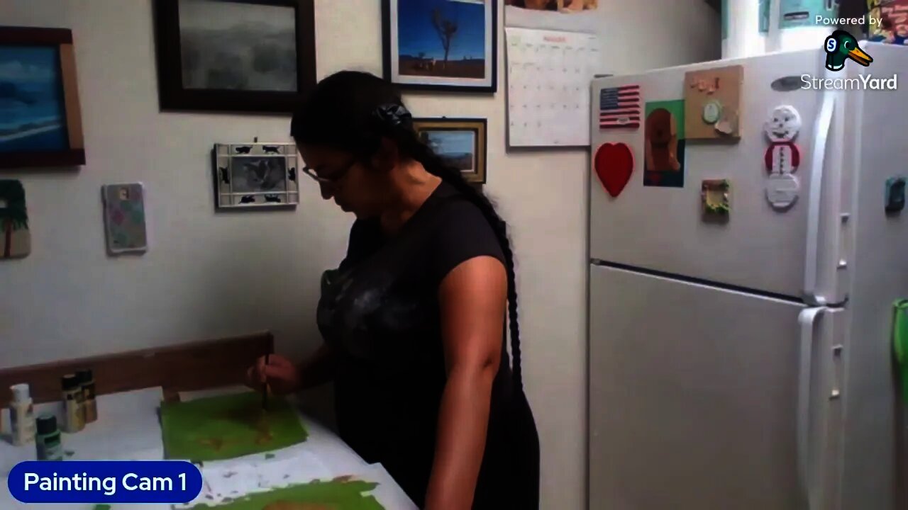 Continuing To Paint The Word Loyalty In Cursive