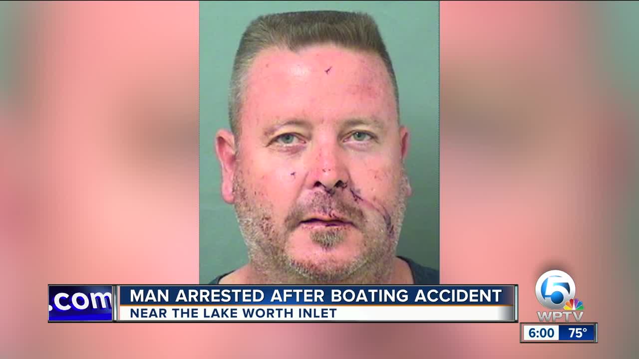 Man arrested after boating accident near the Lake Worth Inlet