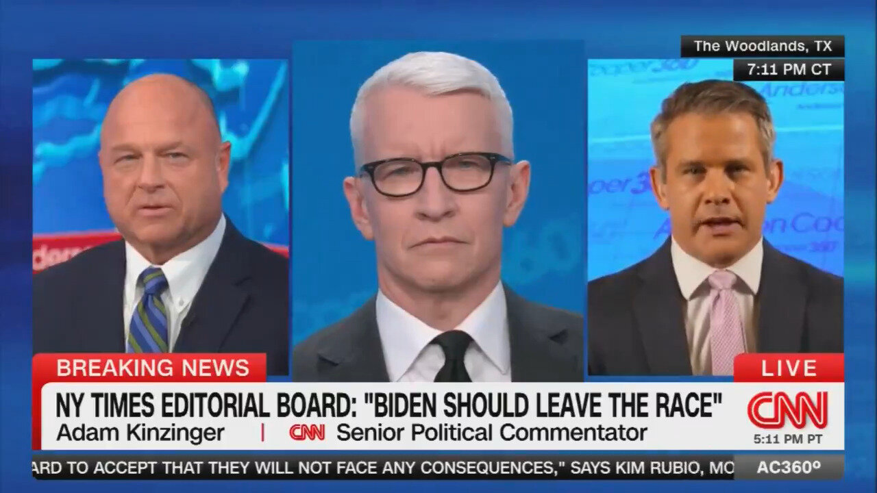 'Proud Conservative' Adam Kinzinger Having Second Thoughts Just Days After Endorsing Biden?