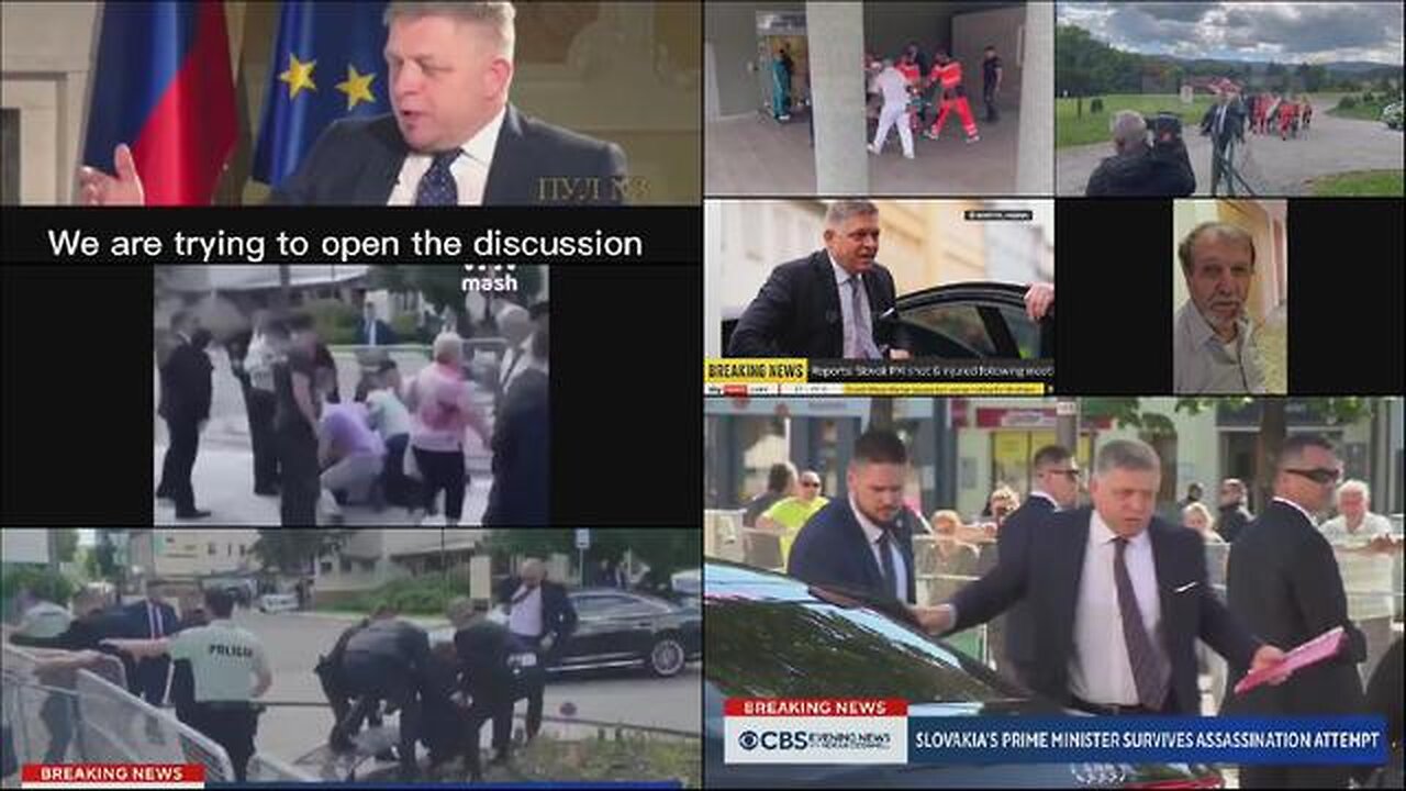 Slovakian Prime Minister Calling For End to Ukraine War is Shot in Assassination Attempt