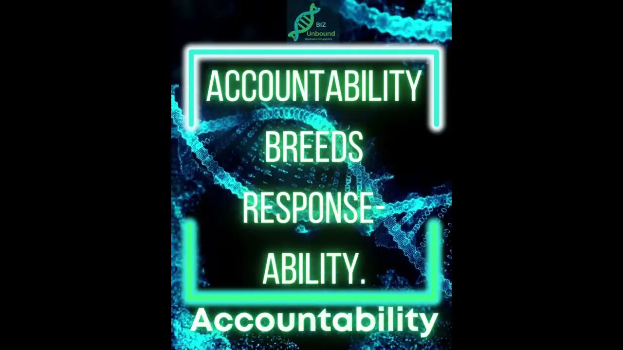 The Power of Accountability: How It Can Change Your Life and Business #shorts