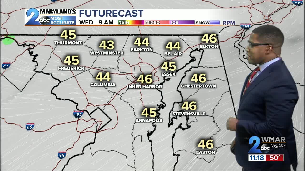 WMAR-2 News Weather at 11