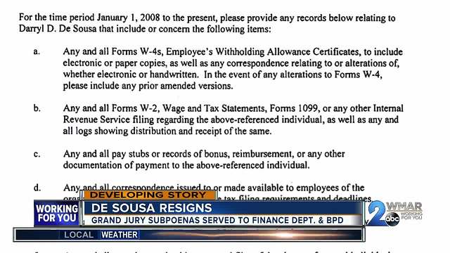 Baltimore Police Commissioner De Sousa resigns after not filing taxes