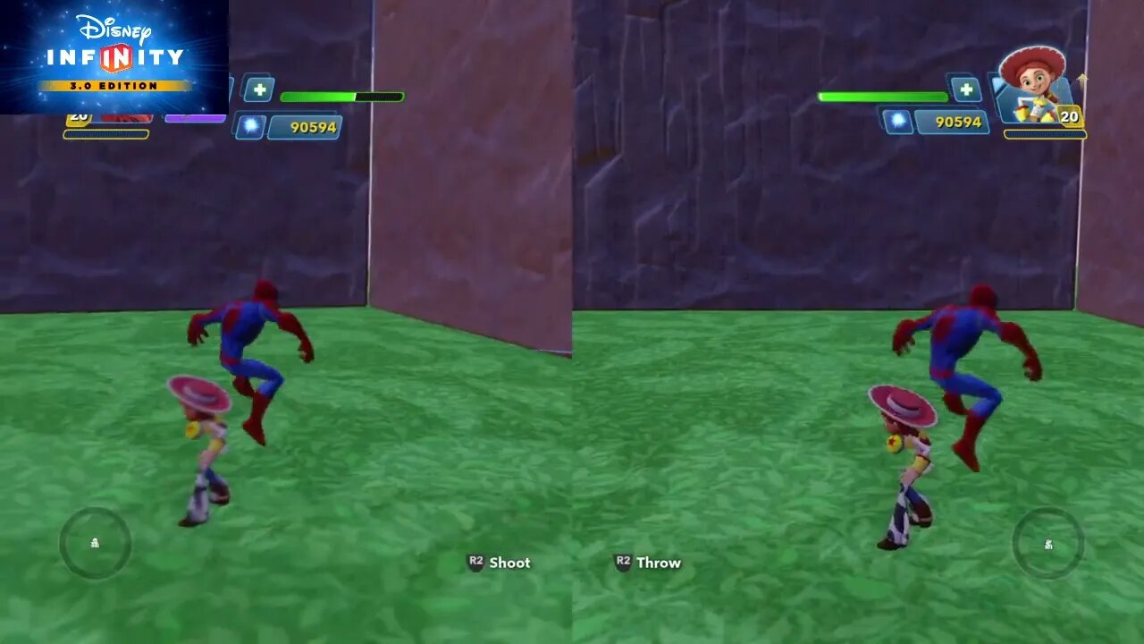 Disney Infinity 3.0 Jessie vs Spiderman