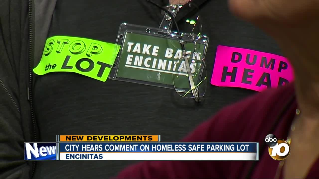 Encinitas makes late night vote on homeless parking lot