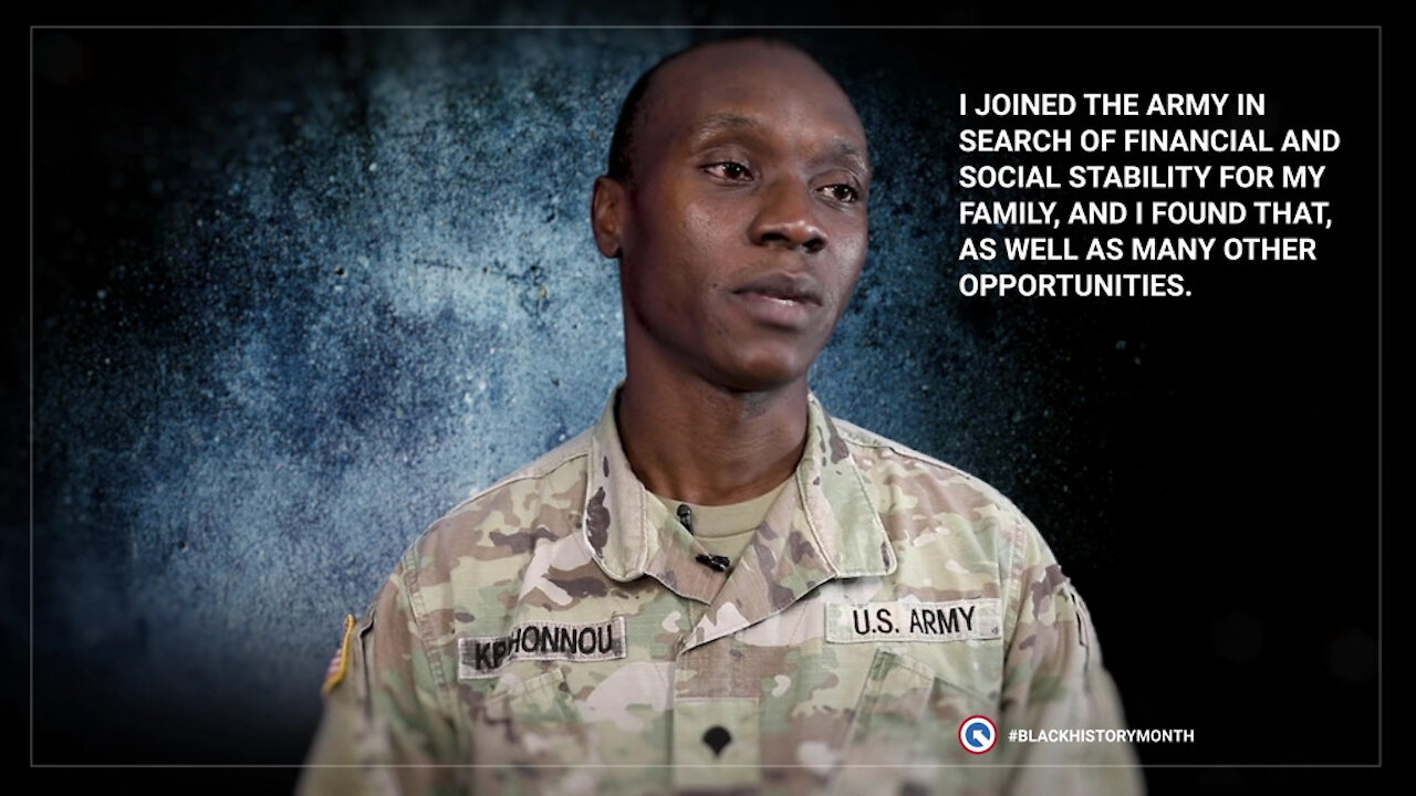 Black History Month | Spc. Regis Kpohonnou