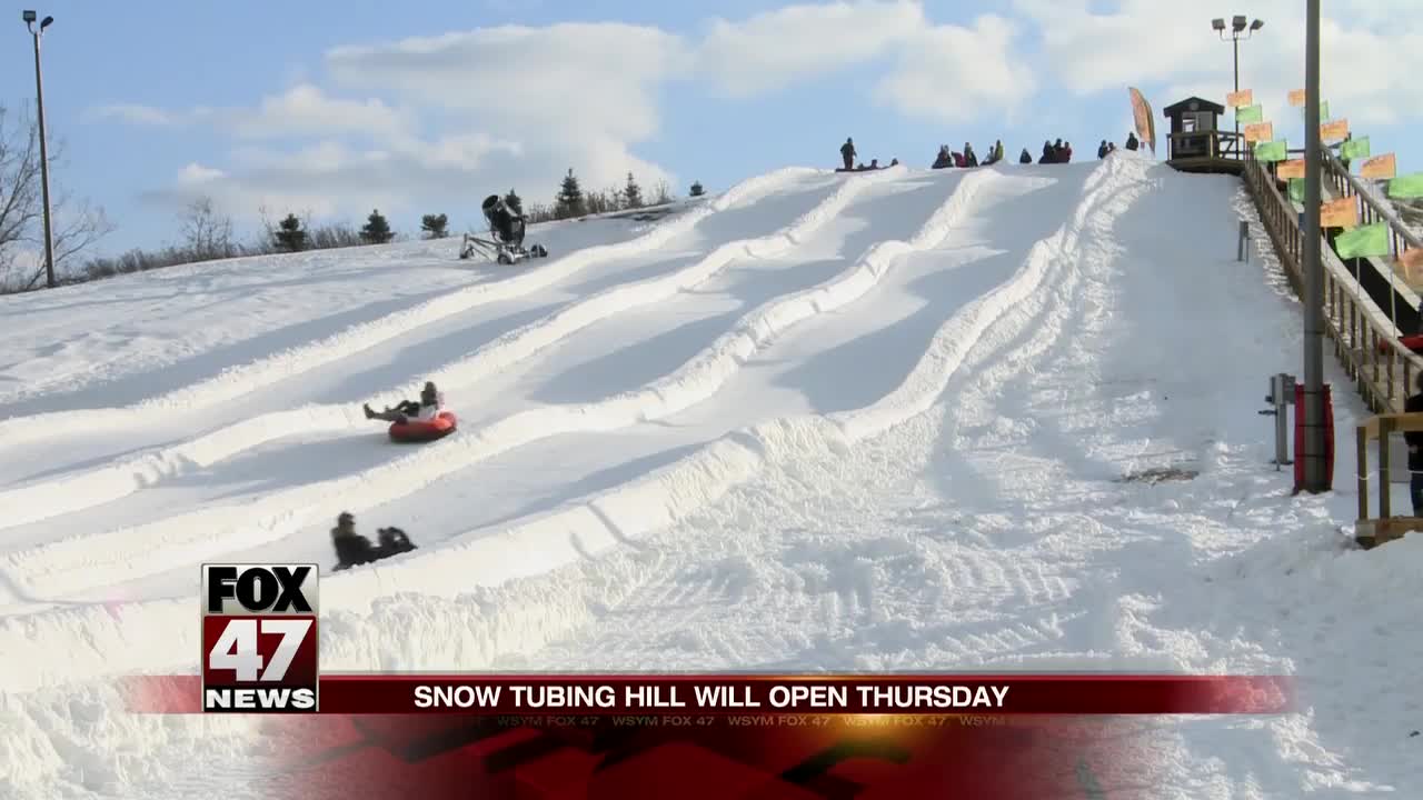 Hawk Island Snow Tubing Hill Opens Tomorrow January 3!