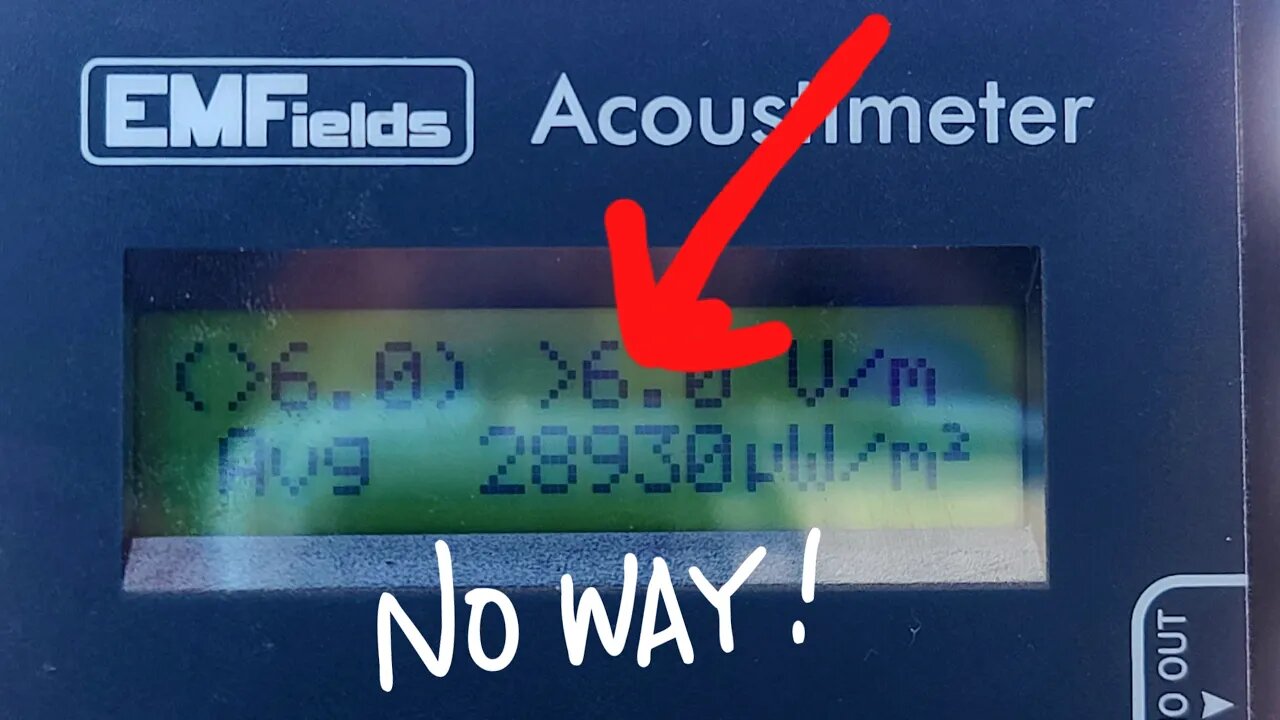 Livestreaming Absolutely Crazy High EMF Levels By Cell Tower