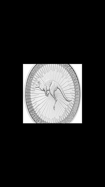 AUSTRALIA 1 OZ SILVER KANGAROO $1 COIN GEM BU