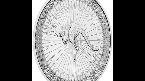 AUSTRALIA 1 OZ SILVER KANGAROO $1 COIN GEM BU