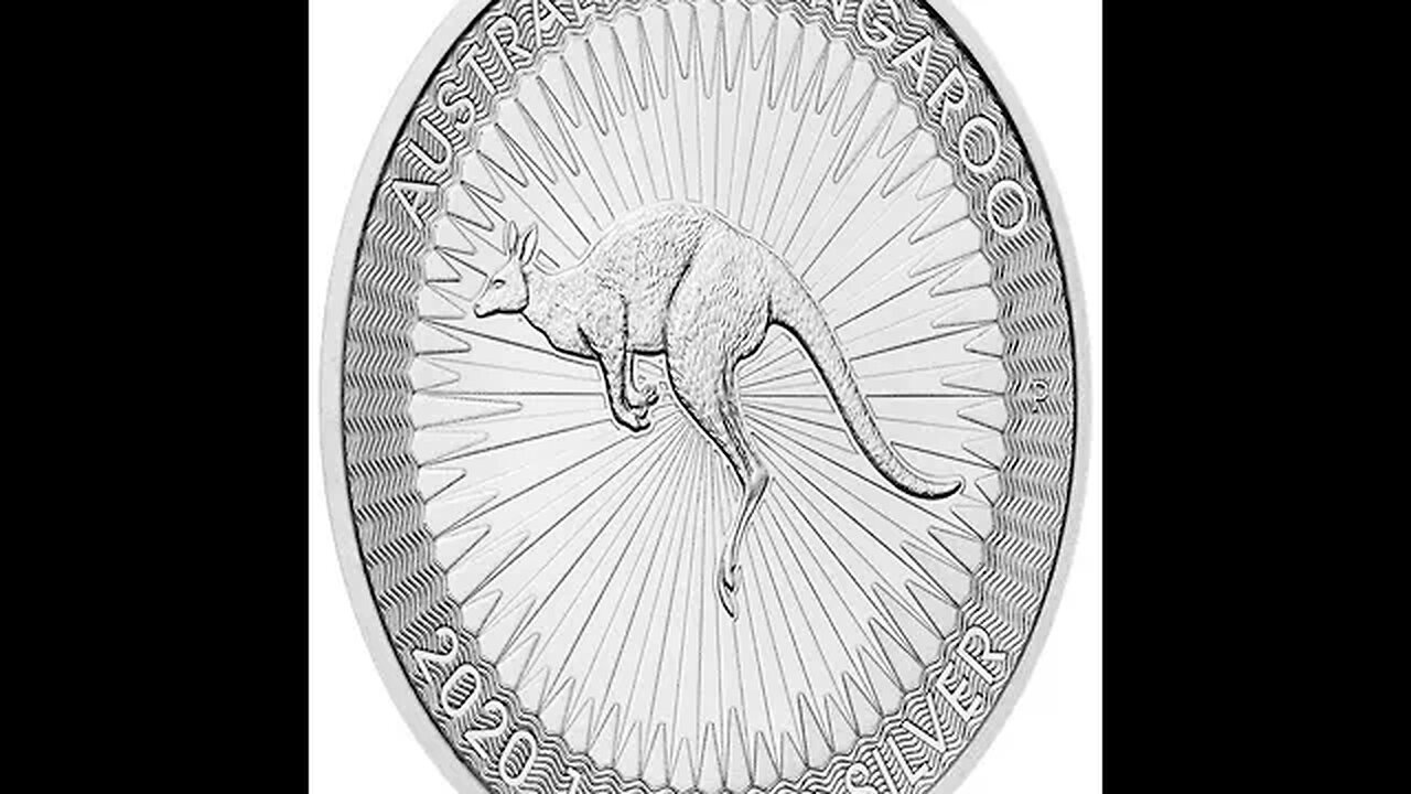 AUSTRALIA 1 OZ SILVER KANGAROO $1 COIN GEM BU