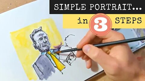 UNIQUE PORTRAIT - in 3 SIMPLE STEPs - Sketching Tutorials