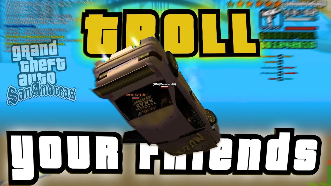 How to TELEPORT without CHEATS in GTA SAMP - troll friends :)