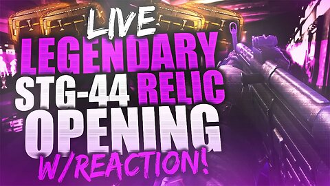 COD AW: *LIVE* "LEGENDARY STG-44 (RELIC) IN A SINGLE SUPPLY DROP!" INSANELY LUCKY OPENING!