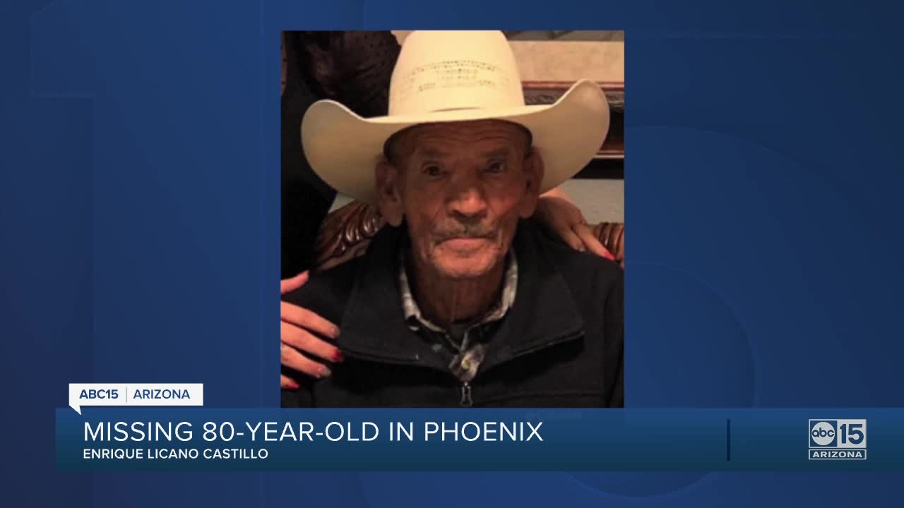 Missing 80-year-old man In Phoenix