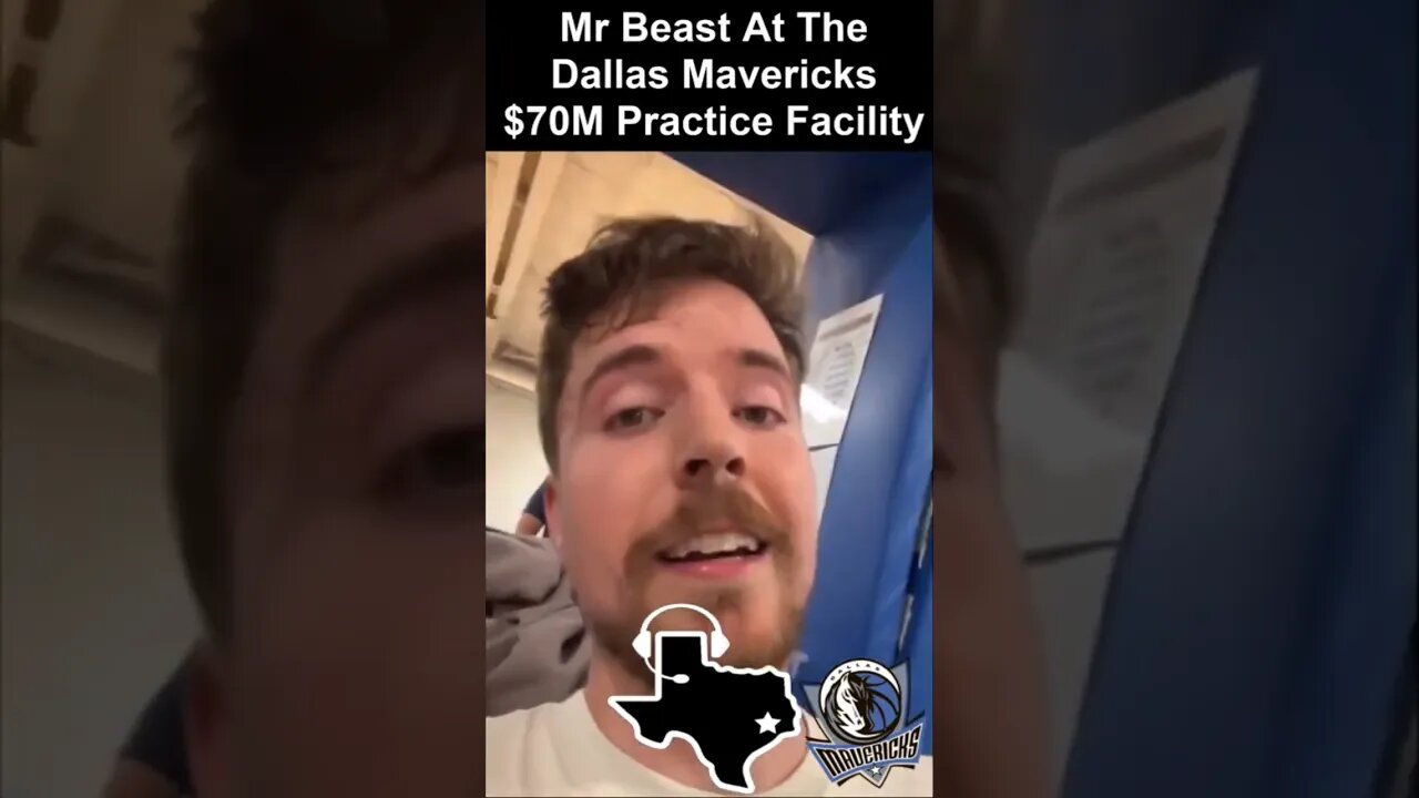 @MrBeast Playing Hoops At Dallas Mavericks $70 Million Basketball Practice Facility #nba