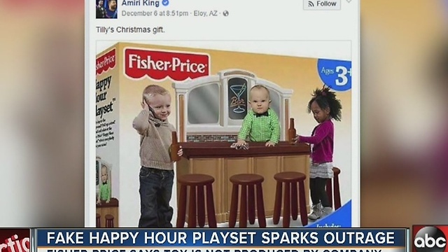 Fake 'Happy Hour Playset' sparks social media outrage, laughter