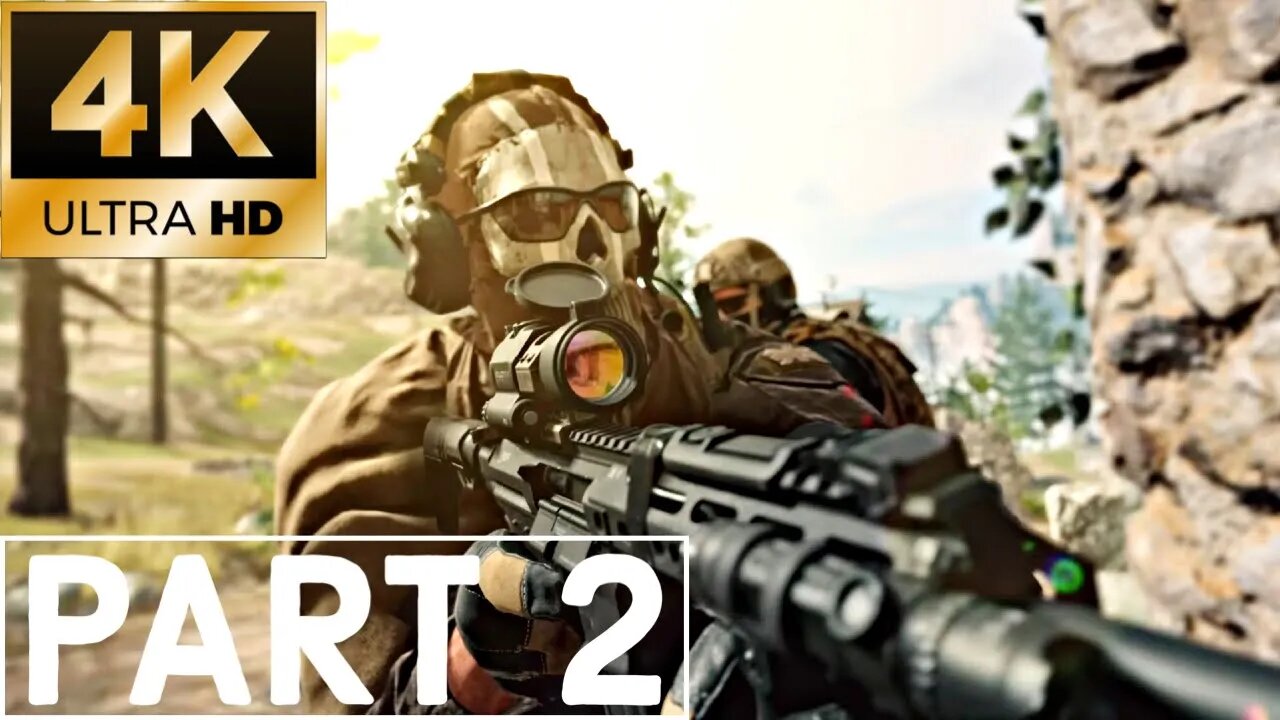 Call of Duty Modern Warfare 2 Gameplay Walkthrough (NO COMMENTARY) 4K Ultra HD *Part 2*