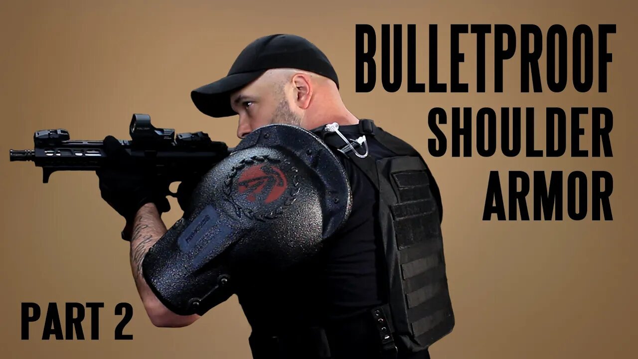 DIY BULLETPROOF Shoulder Armor (part 2)