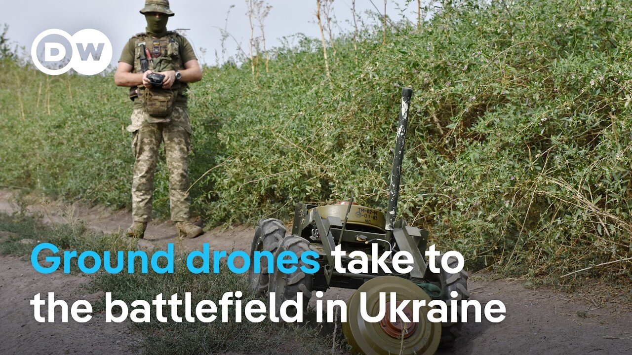 How Ukraine tries to change the battlefield with ground drones | DW News