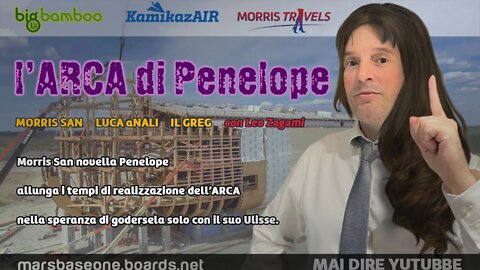 #MAIDIREYOUTUBBE presenta :L'ARCA di Penelope venerdi 28 ottobre ore 20:00