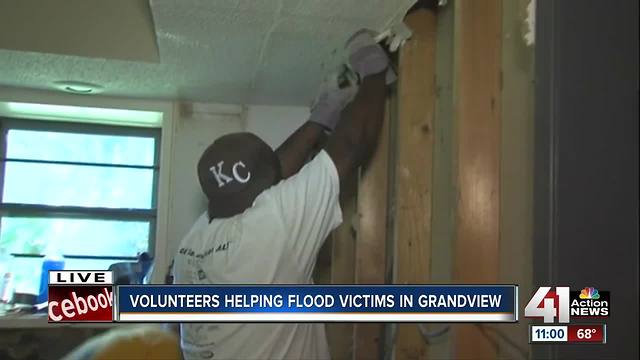 Volunteers help Grandview flood victims clean up, move forward