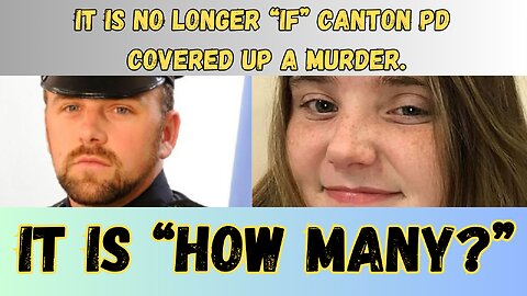 It's not "if", it is "how many": The Canton Police Murder cover ups. #SandraBirchmore #KarenRead