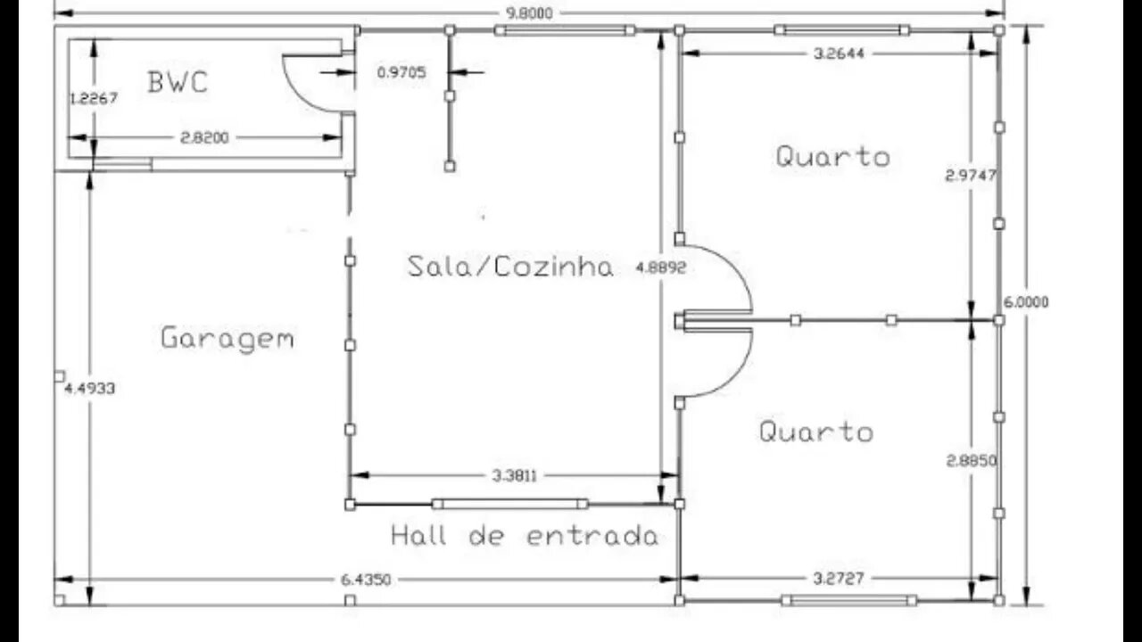 planta baixa 6x9