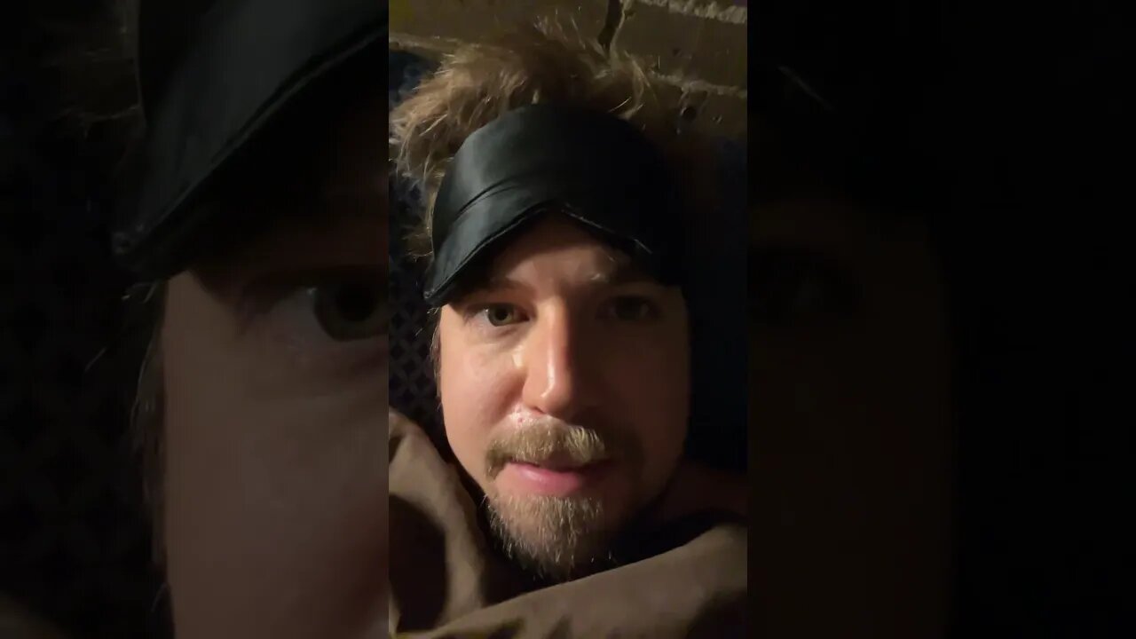 Eye masks help me sleep! 😴 (Alaska Bear makes the BEST!)