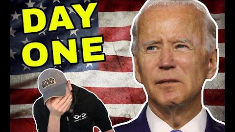 Joe Biden Breaks His OWN EXECUTIVE ORDER Mask Rule After First Day As President