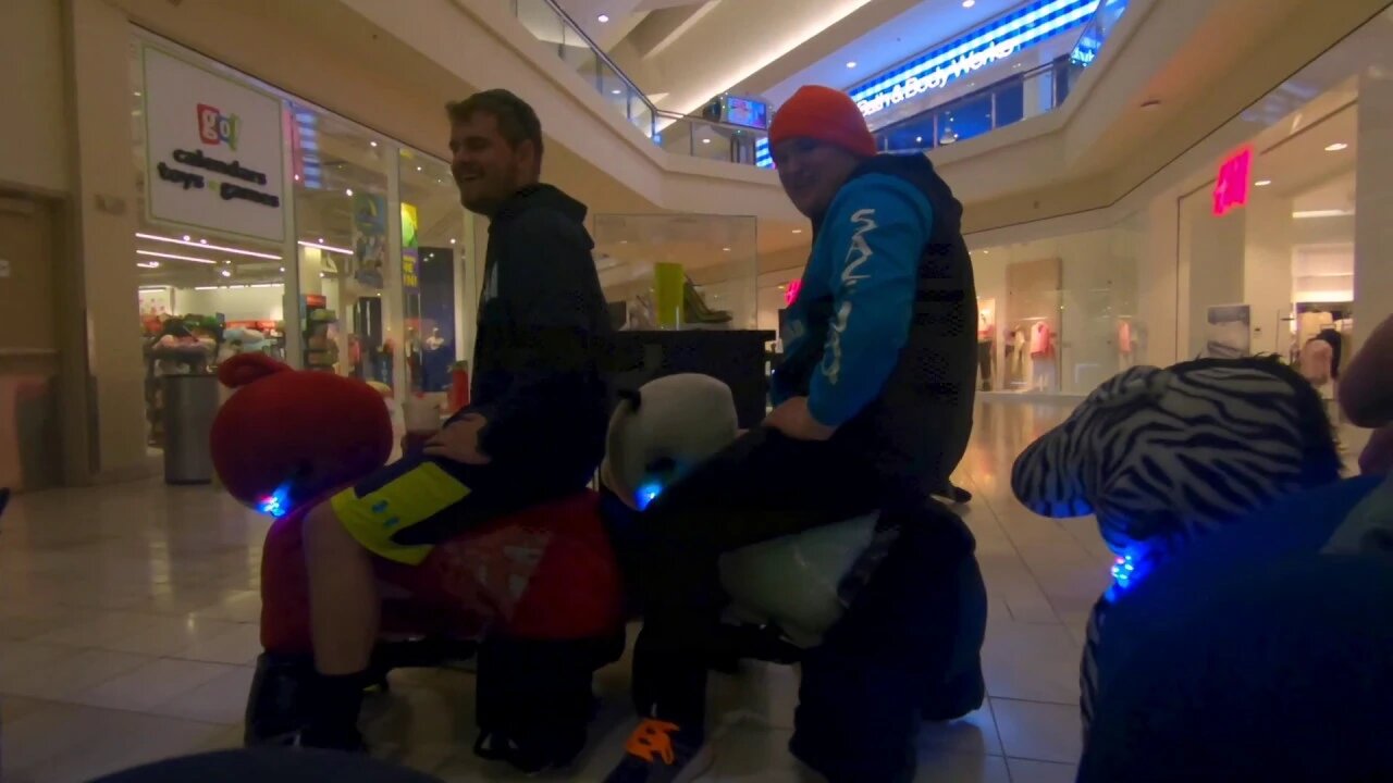 CLIP: epic wheelchair mall race