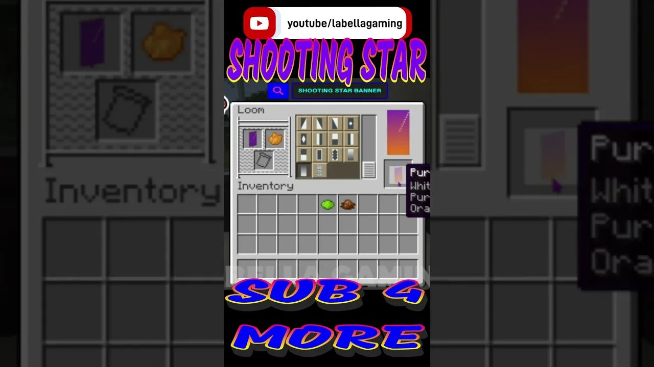 Shooting Star Banner | Minecraft