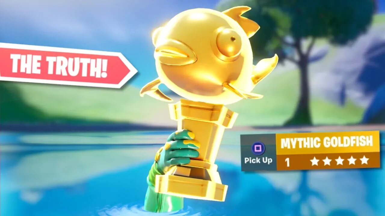 The TRUTH about "MYTHIC GOLDFISH" in Fortnite: Chapter 2..