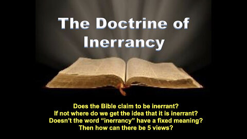 012 Inerrancy Five Views