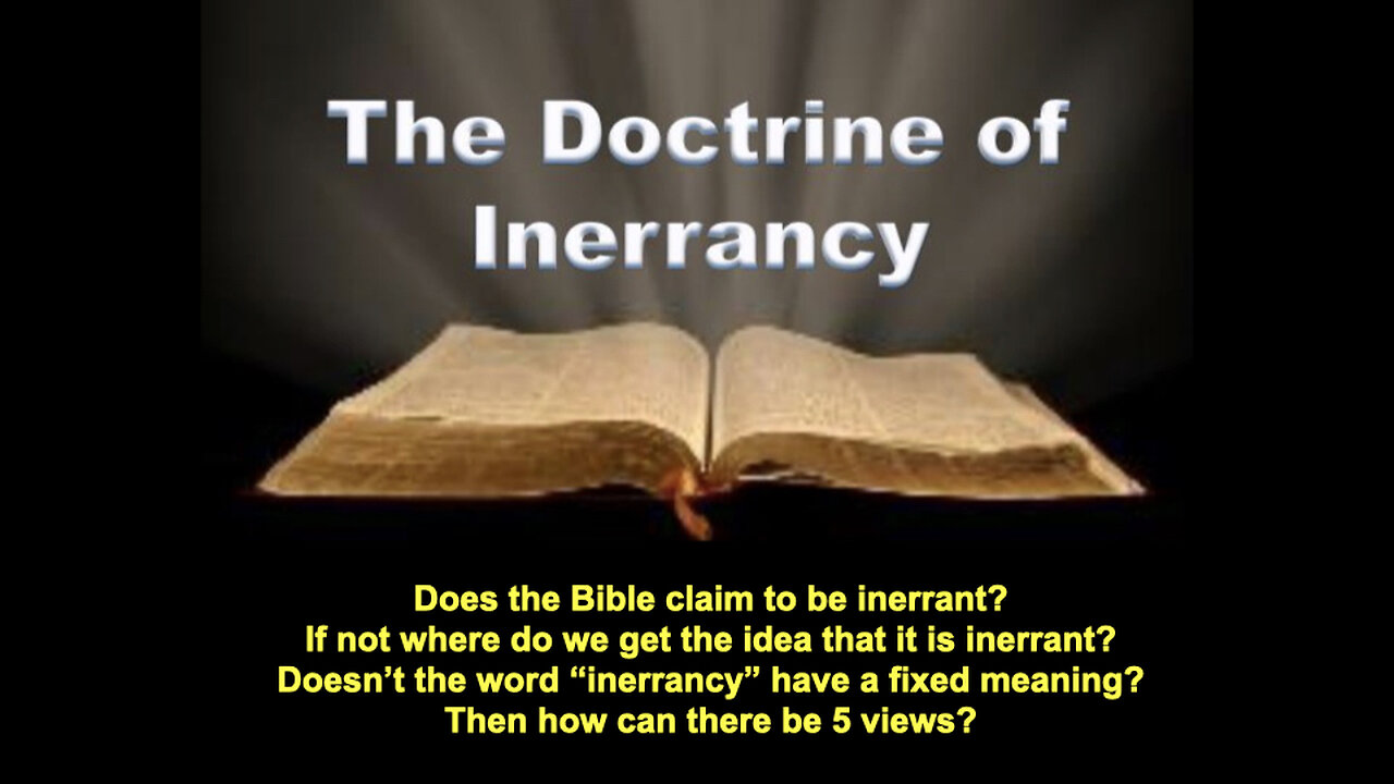 012 Inerrancy Five Views