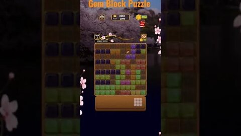 Gem Block Puzzle 10,620 Points Earned. #shorts