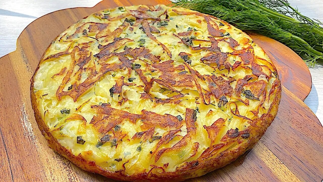 I have never eaten such delicious potato pie! Easy and Cheap Potato Recipe