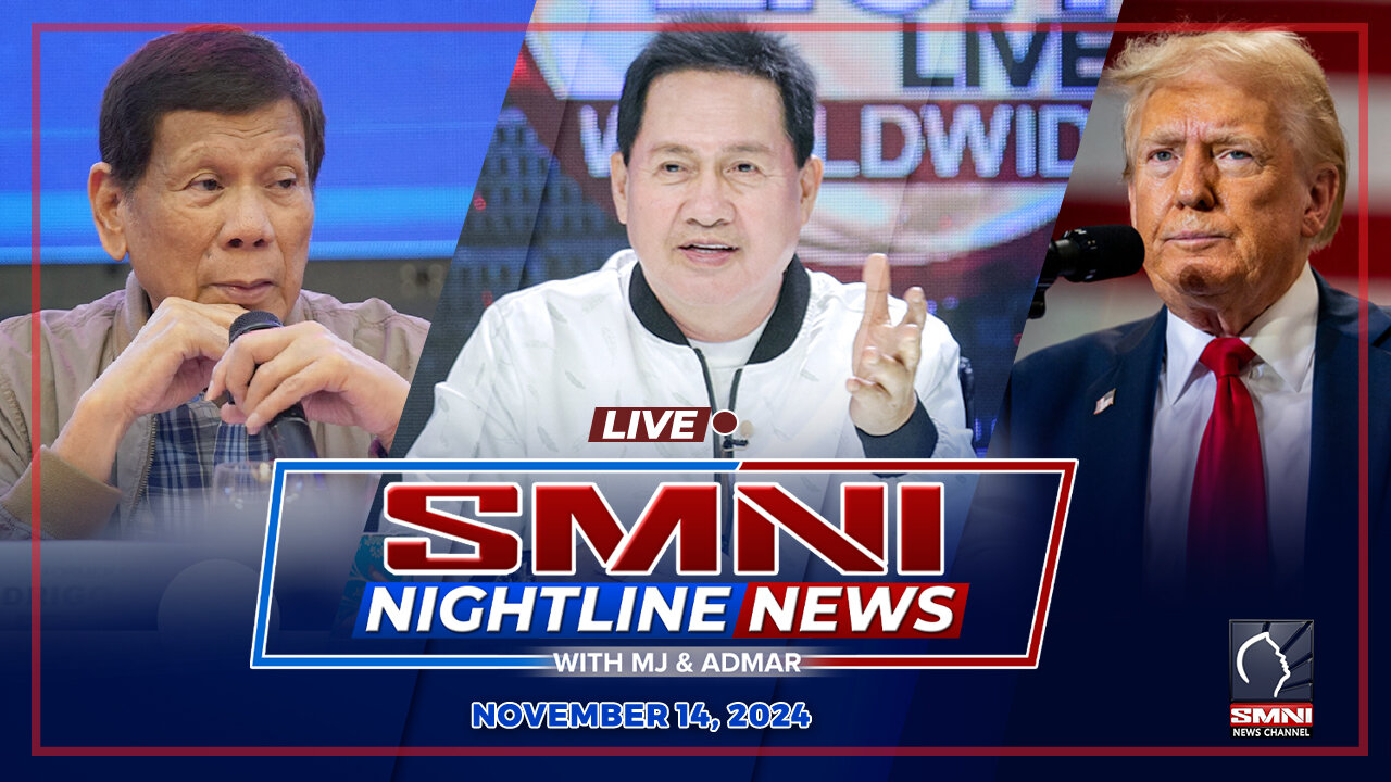 LIVE: SMNI Nightline News with Hannah Jane Sancho & Yna Mortel | November 14, 2024 - Huwebes