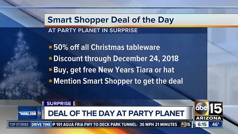 Deal of the Day at Party Planet