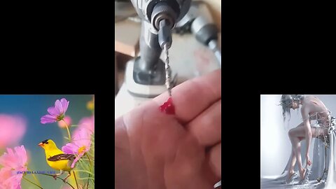 Drill Bit Went Into Hand