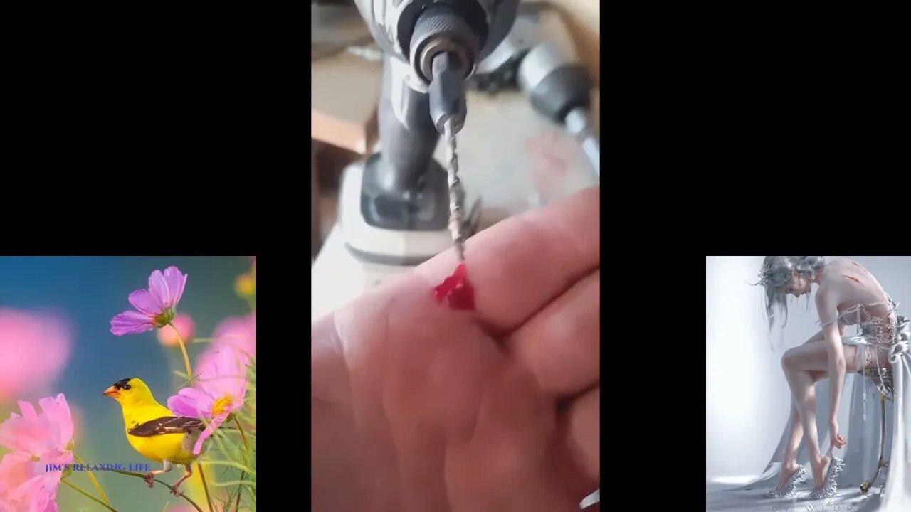Drill Bit Went Into Hand