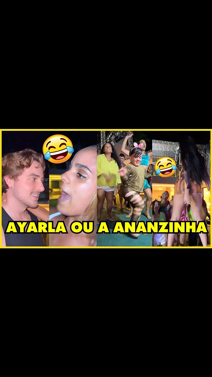 CARLINHOS NÃO SABE QUEM BRILHA MAIS AYARLA OU A ANANZINHA