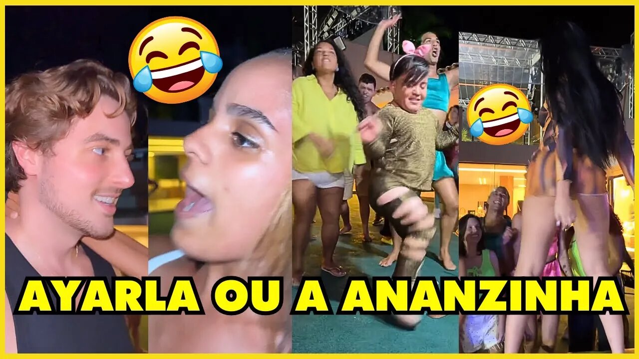 CARLINHOS NÃO SABE QUEM BRILHA MAIS AYARLA OU A ANANZINHA