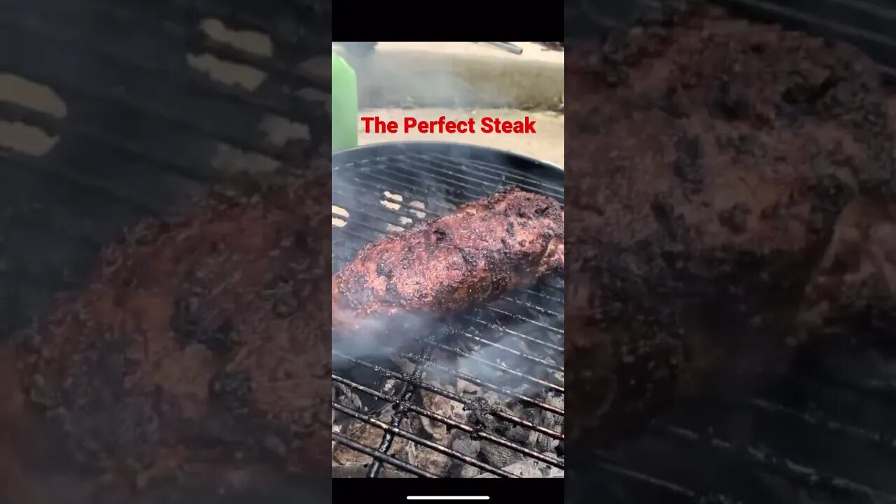 The Perfect Steak, Cooking over Fire #shorts #food #cooking